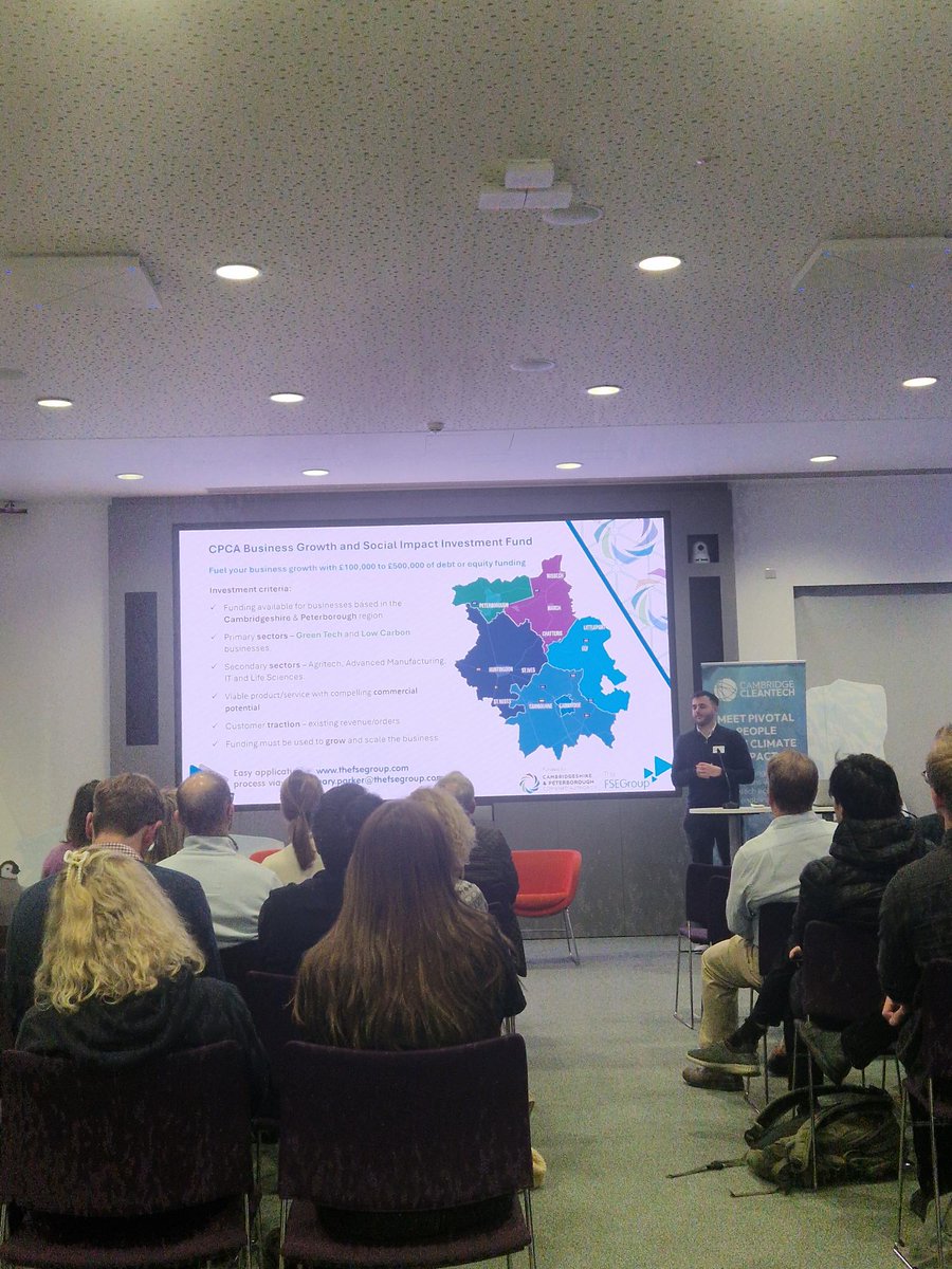 CamCleantech's tweet photo. Last Thursday was the November Climate Tech Club, hosted at British Antarctic Survey on an aptly cold day. 🐧

Thank you to our 70+ registered attendees and thank you to BAS for hosting us. 

The next Climate Tech Club will be hosted on Dec 19! https://t.co/SfwCcI5xMO