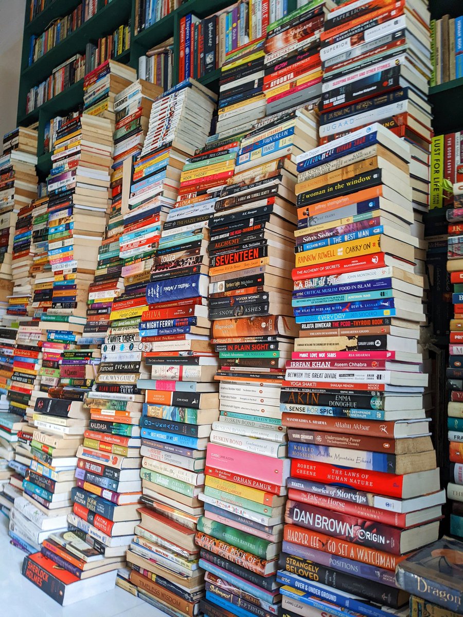 It’s that time of year when I break my Twitter hiatus to talk about the Annual Book &amp; Bake Sale!

This year, we have over 6K books, and the collection is better than EVER! Everything will be sold for Rs 20-350, and the proceeds will support education for children in need.

(1/17)