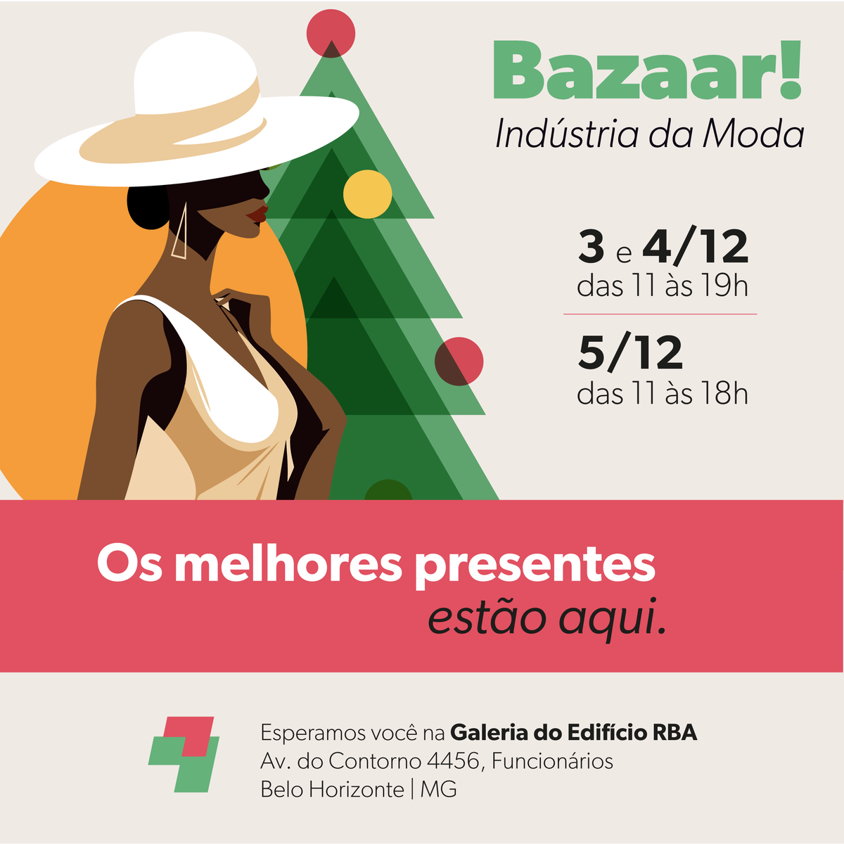 Vem aí mais uma edição do nosso Bazaar, com roupas, bolsas, calçados, acessórios e muito mais, tudo no precinho para você garantir seus presentes de Natal! 🛍️🎁🎄