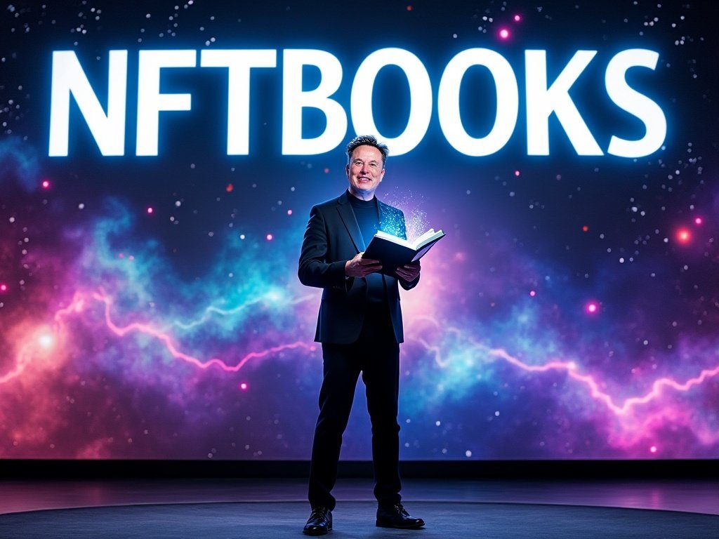 #NFTBOOKS - The Future of Reading" 

#ElonMusk