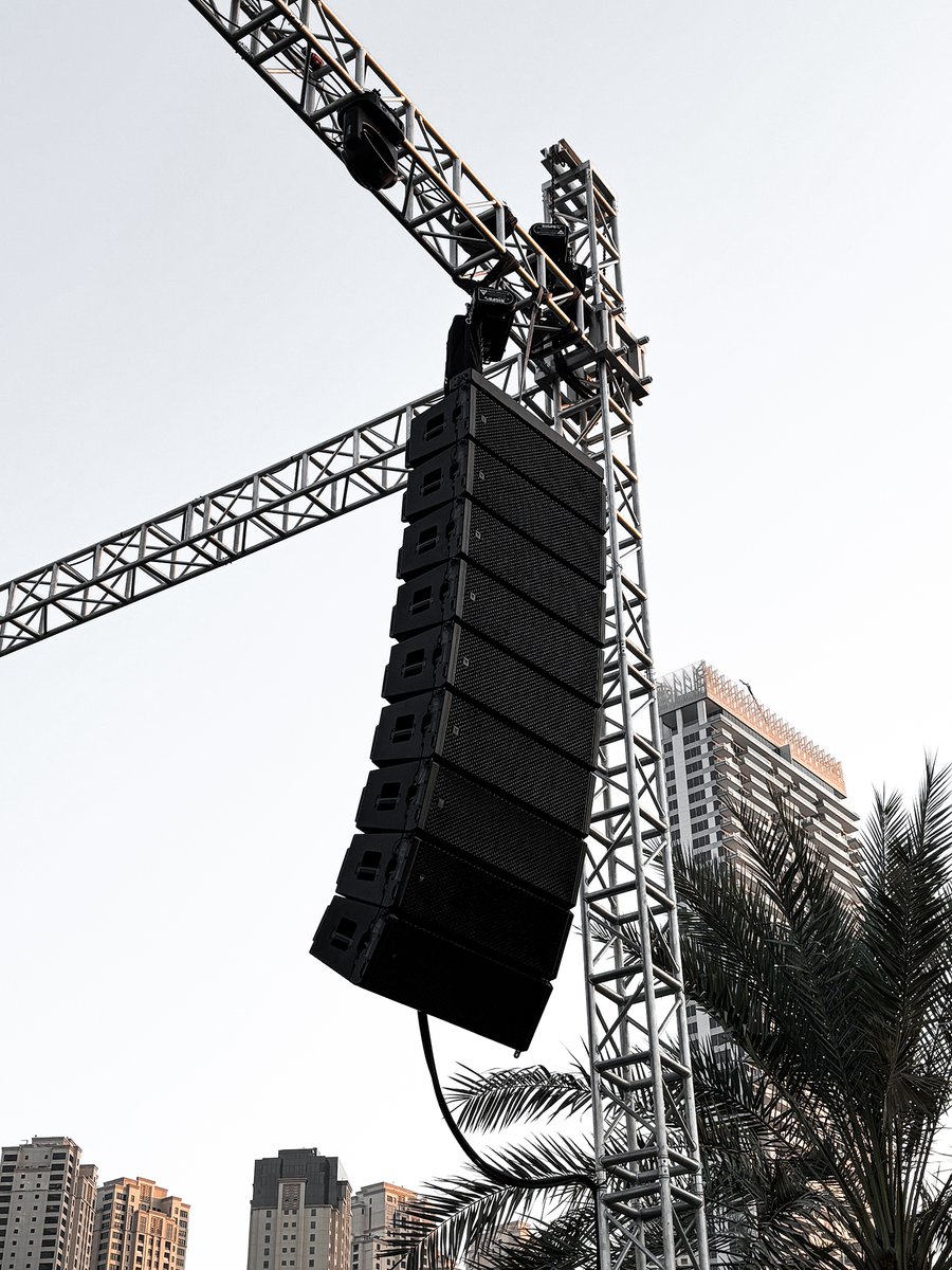 ttaudioofficial's tweet photo. 📍 Dubai, UAE – TT+ Audio, in partnership with AVenger Electronics, delivered an impressive outdoor demo of the GTX 12 line array and GTS 29 subwoofer at Jumeirah Beach, Dubai Marina.
-
A special thanks to AVenger Electronics for flawless organization!
-
-
#ExperienceTT #TTAudio https://t.co/zkwTm16yqA