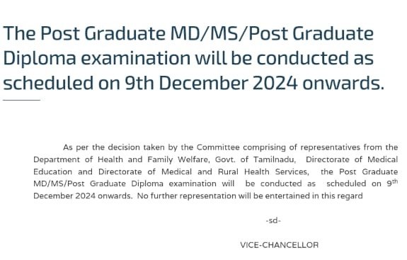 Tamil Nadu Resident Doctors Association tweet media