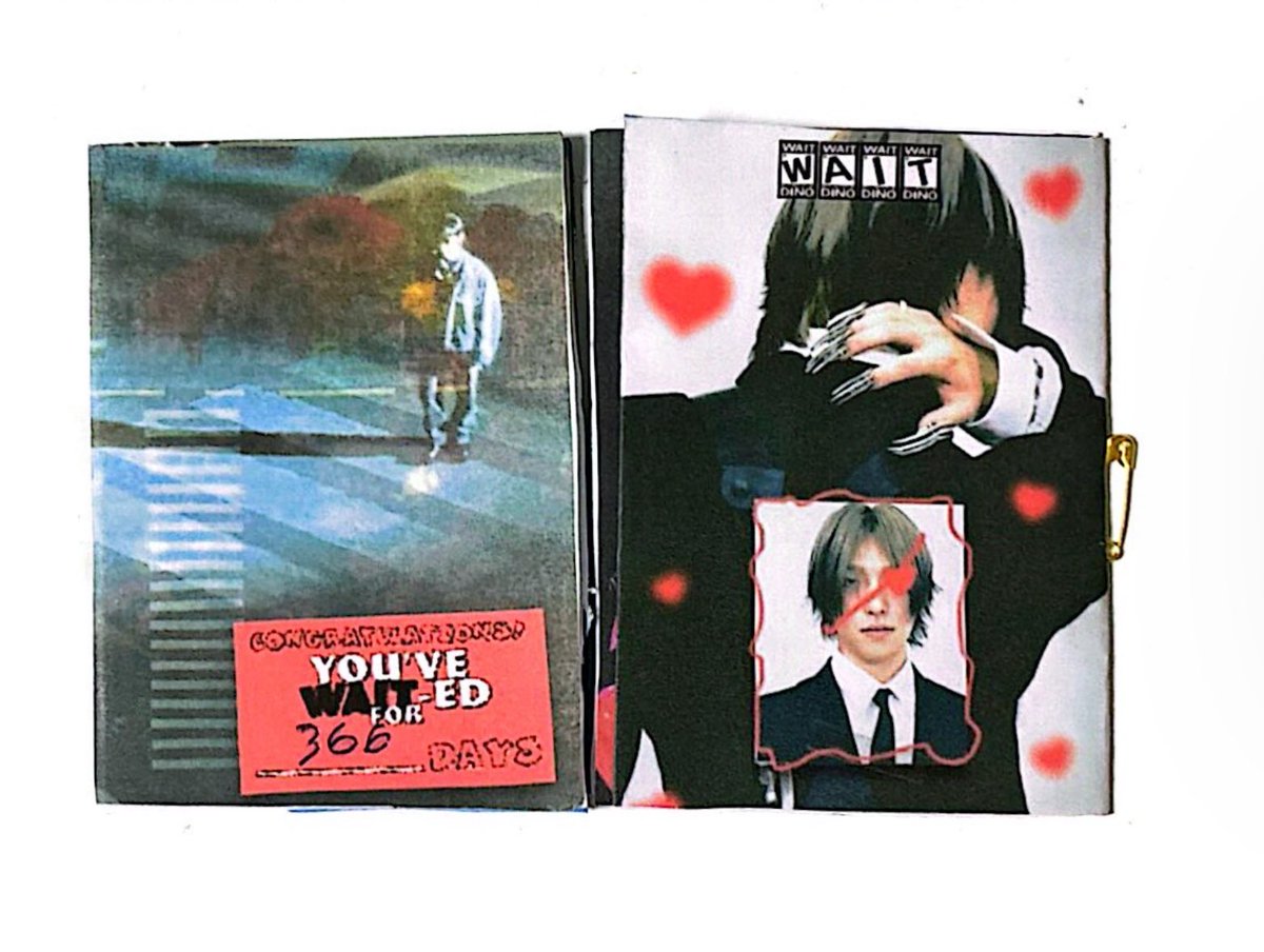v218log's tweet photo. congratulations! you’ve WAITed for (366) days — #디노 wait 1st anniversary fanzine https://t.co/fSW8qbprQ1