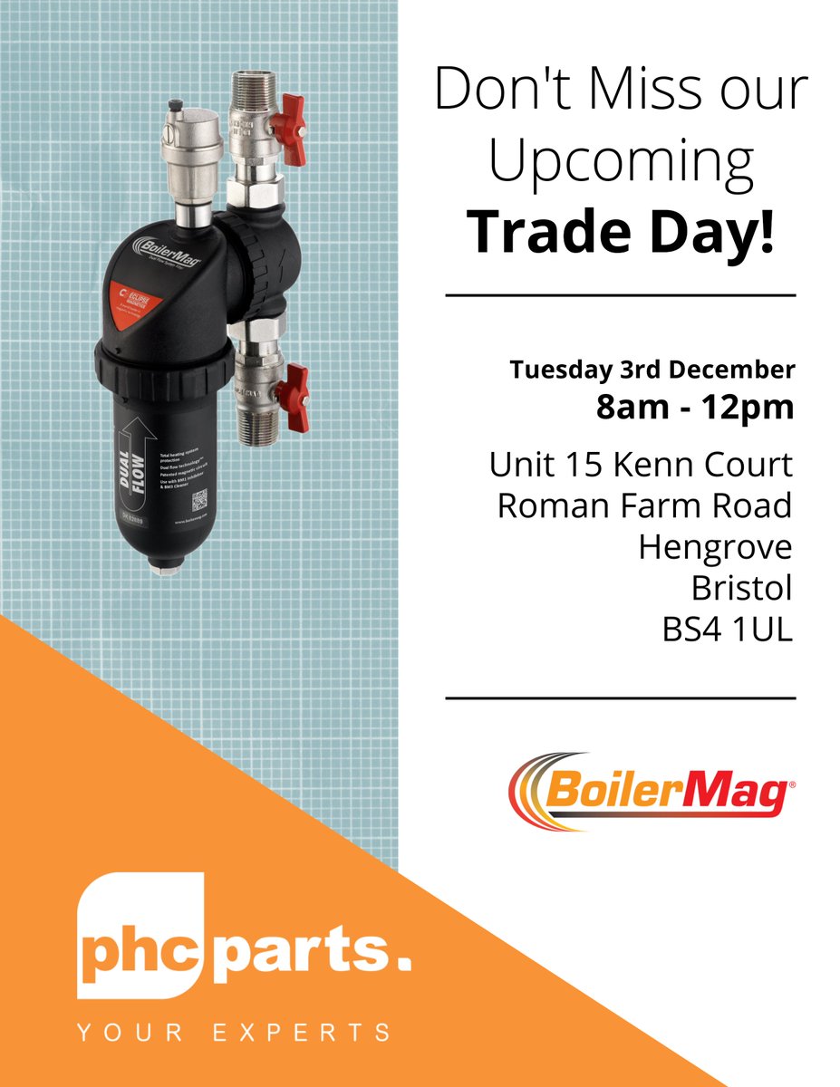 PHCParts's tweet image. 📢 Join Us for a BoilerMag Trade Morning!

Don't miss this opportunity to boost your knowledge and connect with industry professionals!

#PHCParts #BoilerMag #TechnicalMorning #PlumbingExperts