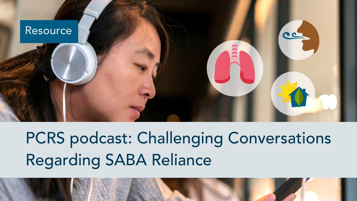 PCRSUK's tweet photo. Research tells us that SABA overuse is an indicator of poorly controlled asthma - so what conversations do we need to have for that to change?

PCRS members can tune in to this podcast for a break down of these challenging conversations 🎧 https://t.co/jW1TDAKzQC https://t.co/94DcmelUmJ