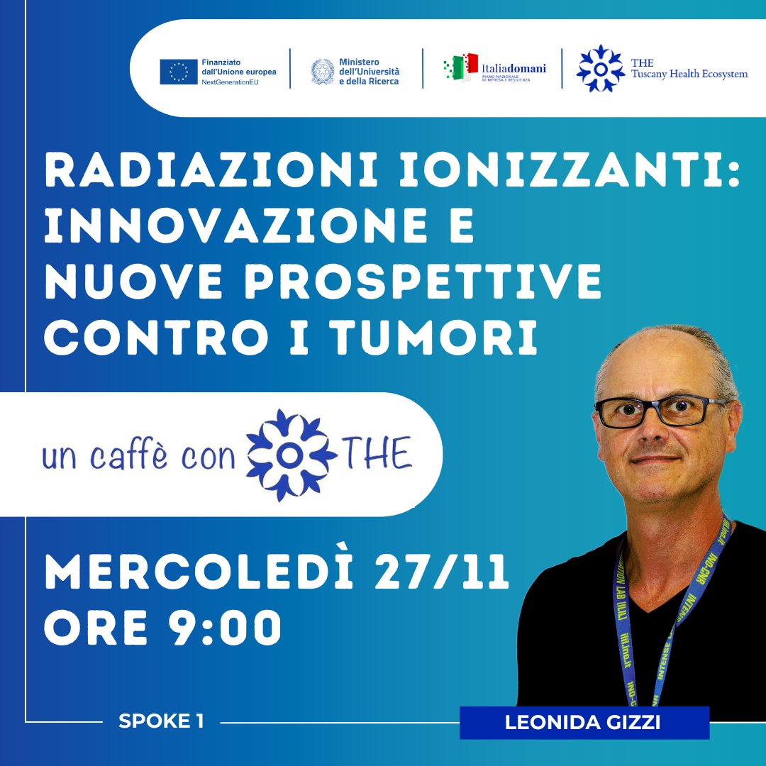 CNR Istituto Nazionale di Ottica (@cnr_ino) on Twitter photo #CNRINONews
✨On 27 Nov. 9AM, joint 'Un Caffè con the' ft. L.A. Gizzi, Research Director Head at #CNRINO. An opportunity to learn more about 'Ionizing Radiation: Innovation and New Perspectives in the Fight Against Cancer'
▶️Live streaming at lnkd.in/dD96RGvk
<a href="/CNRsocial_/">CNR Consiglio Nazionale delle Ricerche</a> #CNRINONews
✨On 27 Nov. 9AM, joint 'Un Caffè con the' ft. L.A. Gizzi, Research Director Head at #CNRINO. An opportunity to learn more about 'Ionizing Radiation: Innovation and New Perspectives in the Fight Against Cancer'
▶️Live streaming at lnkd.in/dD96RGvk
<a href="/CNRsocial_/">CNR Consiglio Nazionale delle Ricerche</a>