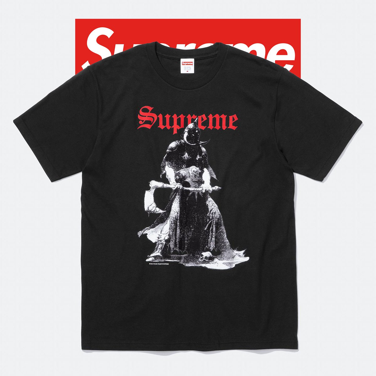 Official look at the Supreme x Frank Frazetta T-Shirts