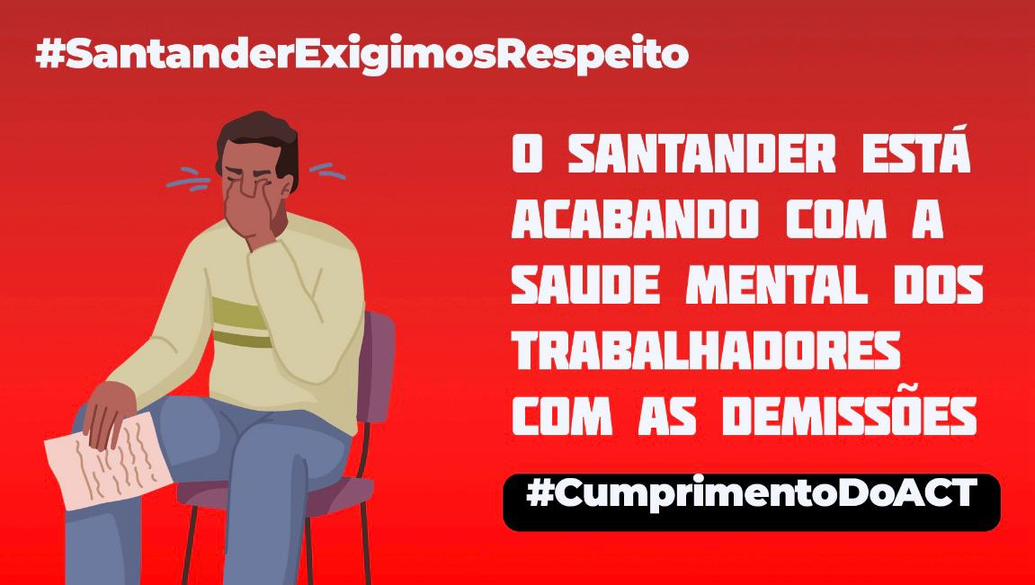 Claudio_SMello's tweet photo. SantanderExigimosRespeto | O Santander vem aplicando uma política de fechamento de agências e redução de postos de trabalho em toda a América do Sul, atacando os direitos dos trabalhadores. Não aceitaremos! ✊ #FimDasDemissões @santander_es @AnaBotin @santander_br https://t.co/yIn8ysXsUW