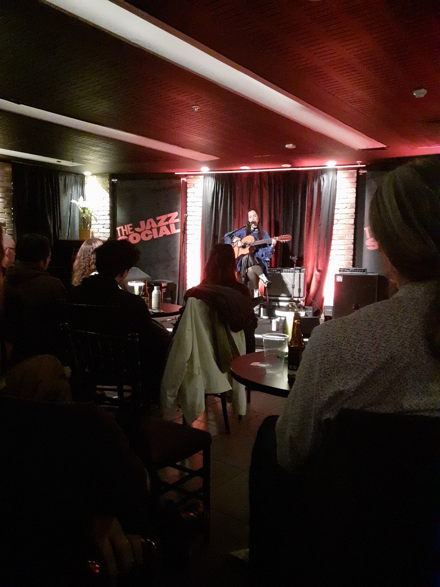A wonderful performance by Loah Noah at The Jazz Social. Not too big a crowd and great fun singing along! Great to pick-up some <a href="/bluenoterecords/">Blue Note Records</a> swag too.

<a href="/LondonJazzFest/">EFG London Jazz Festival</a>
#WeAreJazz