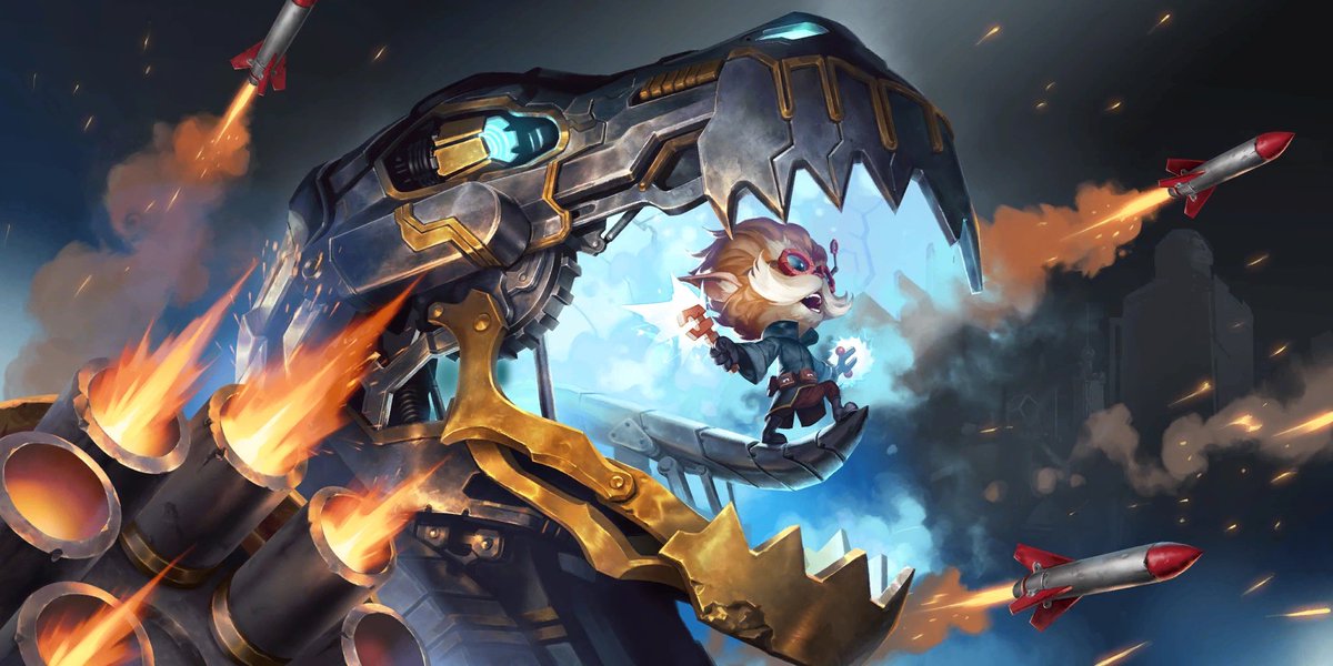 Heimerdinger en Arcane: La hextech es peligrosa, hay que estudiarla con cuidado, no podemos arriesgarnos a que se salga de control.
Heimerdinger en Legends of Runeterra: USE LA HEXTECH PARA HACER UN PUTO DINOSAURIO ROBOTICO GIGANTE CON AMETRALLADORAS QUE LANZA MISILES JAJAJAJAAAA