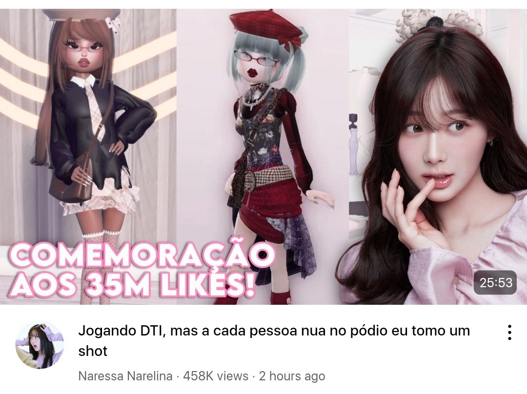 videozinho em comemoração aos meus 35 milhões de likes depois de sete aninhos no YT! amo muito, muito, muito todos vocês! 💗☹️