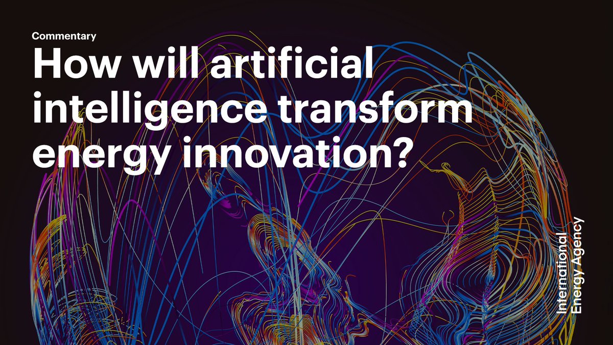 🗣 “There is clear potential for AI to transform how we tackle critical energy sector challenges”

In a new commentary, IEA’s <a href="/sijbennett/">Simon Bennett</a> &amp; <a href="/ThomasASpencer/">Thomas Spencer</a> look at how AI can amplify and accelerate the next wave of energy innovation ➡️ iea.li/4g84YFz