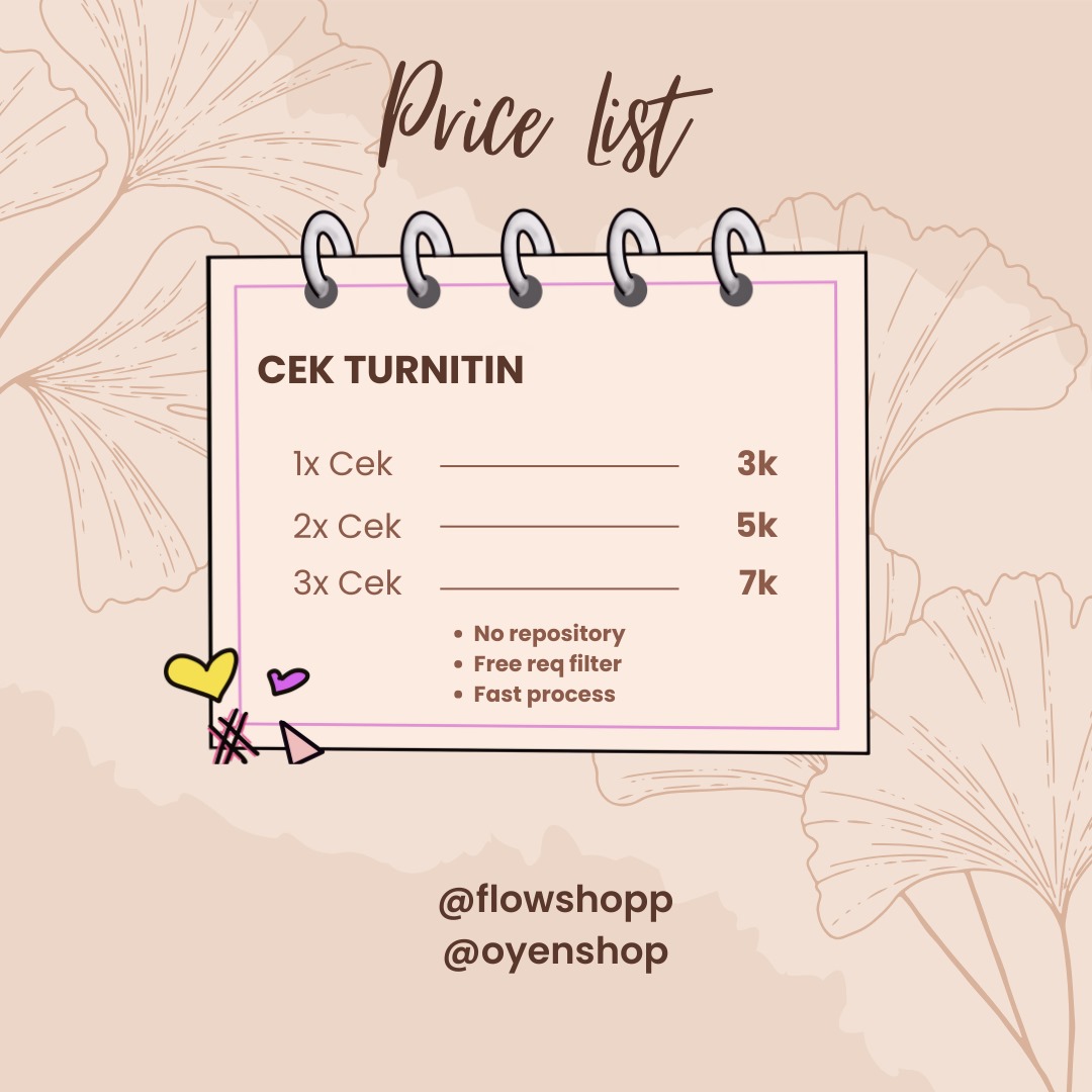 open cek turnitin
 wa.me/qr/H5R55E6GD73…
#zonauang