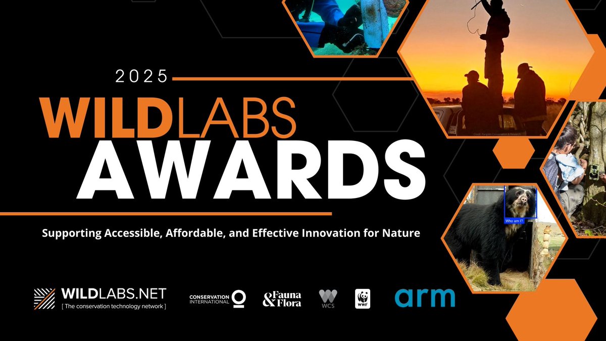 💰The WILDLABS Awards are back for 2025, and applications are open!

Learn more about the 15 grants available, ranging from $10,000 to $50,000: wildlabs.net/awards (1/2)
