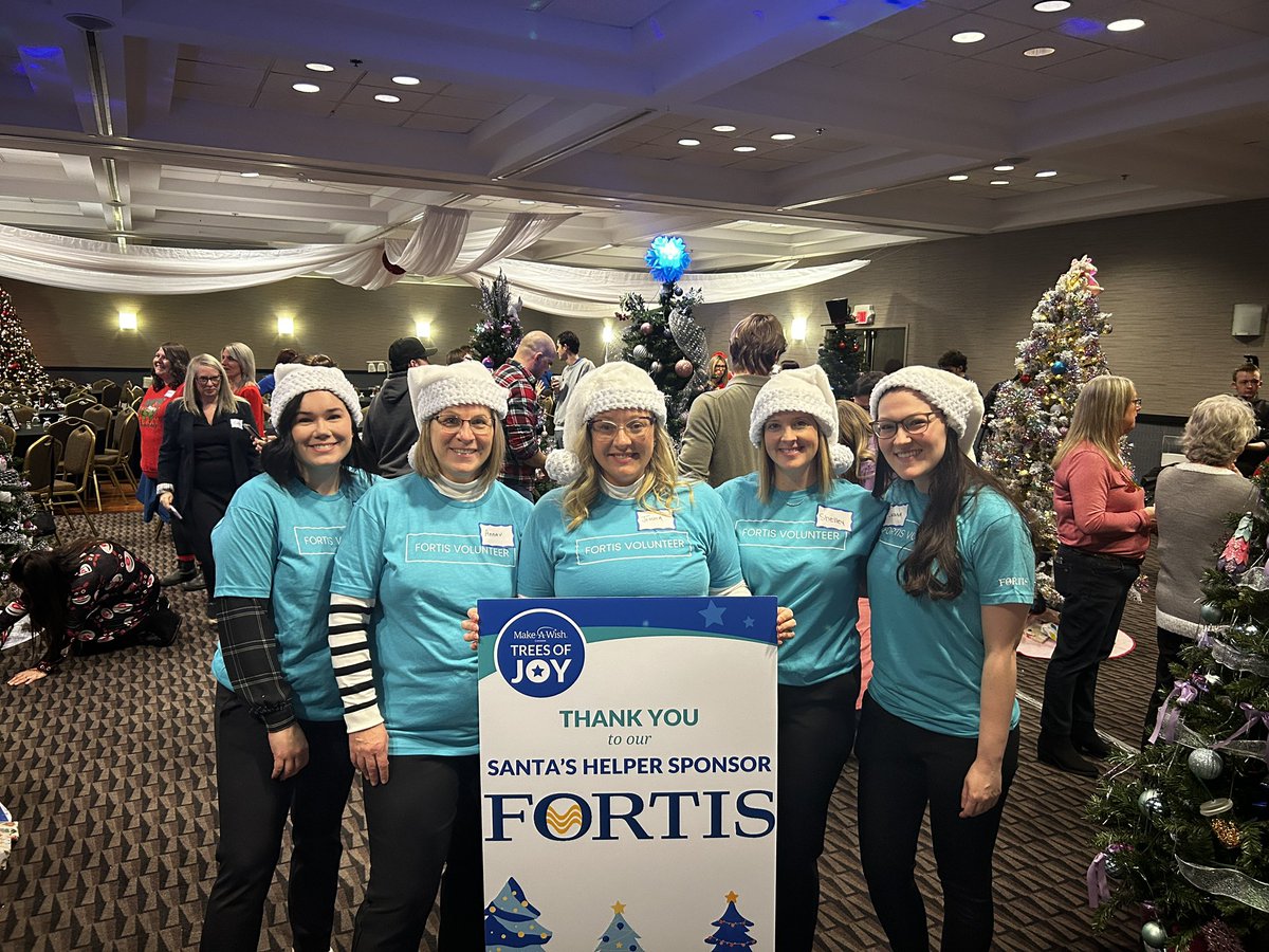 Fortis Inc. (@fortis_na) on Twitter photo Our employees are volunteering as Santa’s helpers in Newfoundland and Labrador’s first Trees of Joy event with <a href="/makeawishNFLD/">Make-A-Wish NL</a>. Thank you to all those who supported. It’s a fantastic way to celebrate the season with the most deserving families. Our employees are volunteering as Santa’s helpers in Newfoundland and Labrador’s first Trees of Joy event with <a href="/makeawishNFLD/">Make-A-Wish NL</a>. Thank you to all those who supported. It’s a fantastic way to celebrate the season with the most deserving families.
