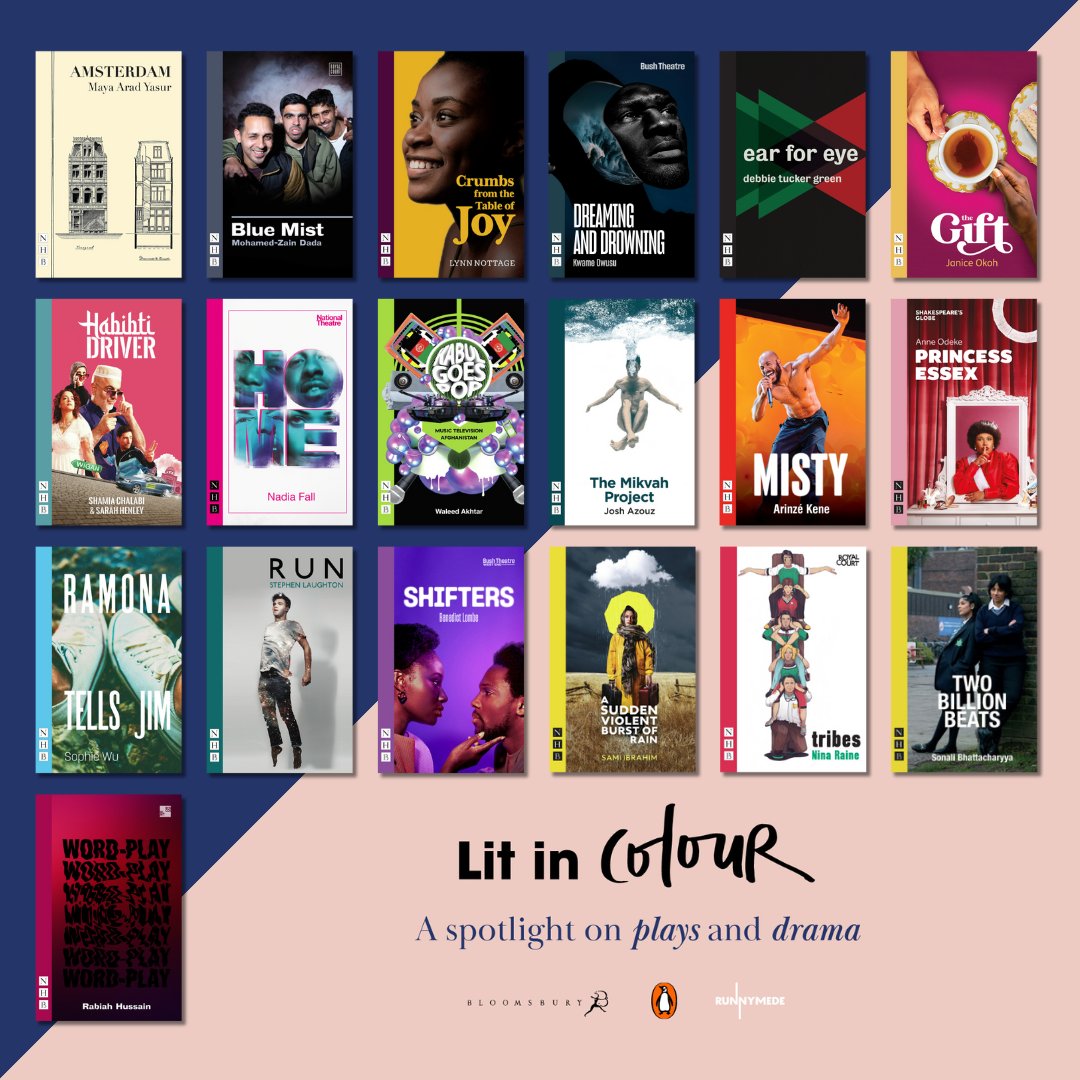 We're proud to publish 19 of the 60 plays on this year's (Incomplete) Lit in Colour Play List, which aims to support teachers looking for plays by writers of colour to introduce into the classroom.

Learn about all 60 plays here:
nickhernbooks.co.uk/lit-in-colour-…