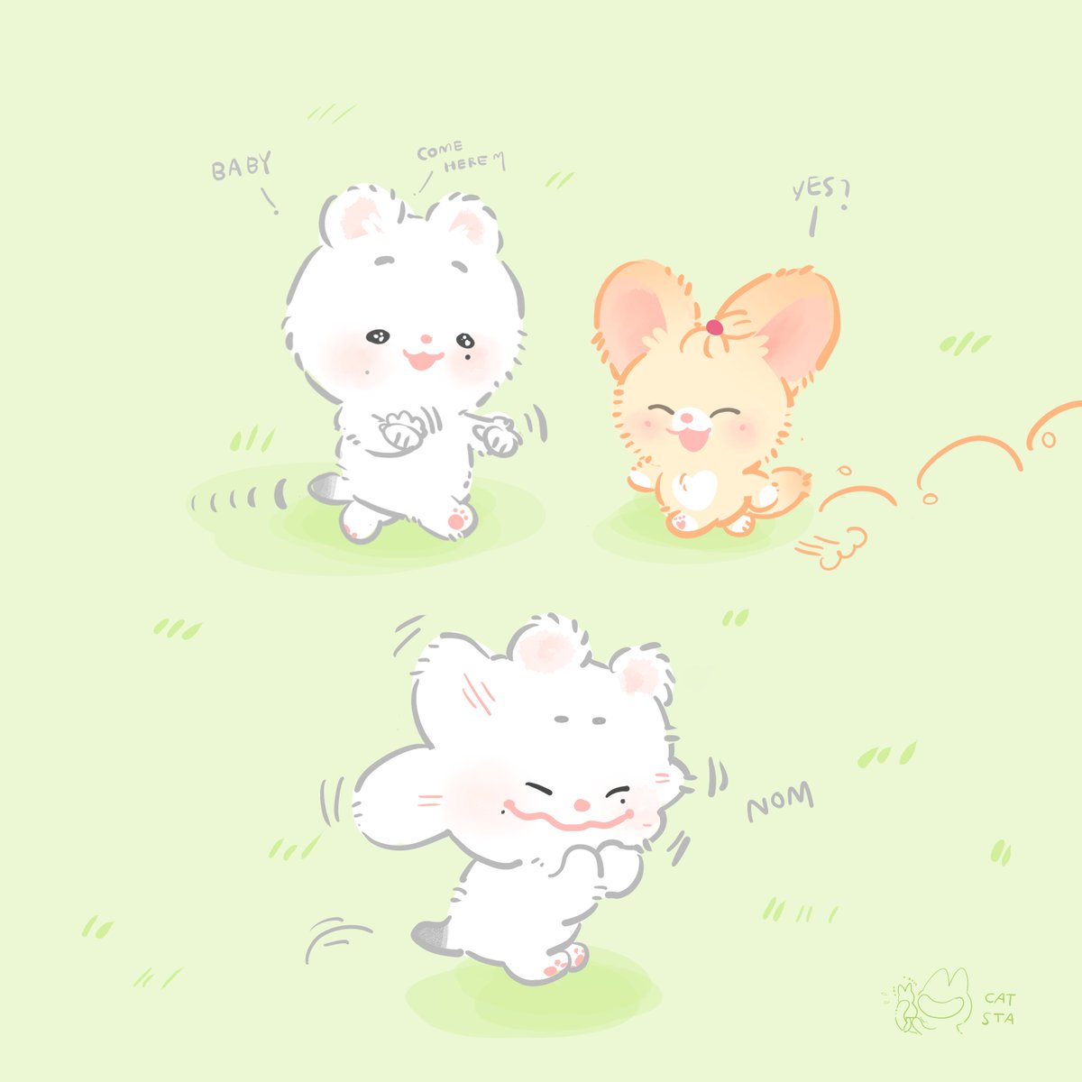 YcatsSta's tweet photo. i'll take a bite
just one bite  

#hyunin #현양 
#staycatsart https://t.co/DsnKJsIrbT