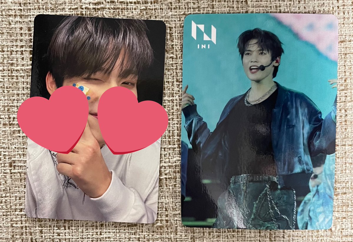 INI READY TO POP トレカ交換

【譲】HMV 木村

【求】後藤 (通常盤＞タワレコ＞HMV)

郵送、関西オフラ手渡し
お気軽にお声がけください🧸

#INI交換