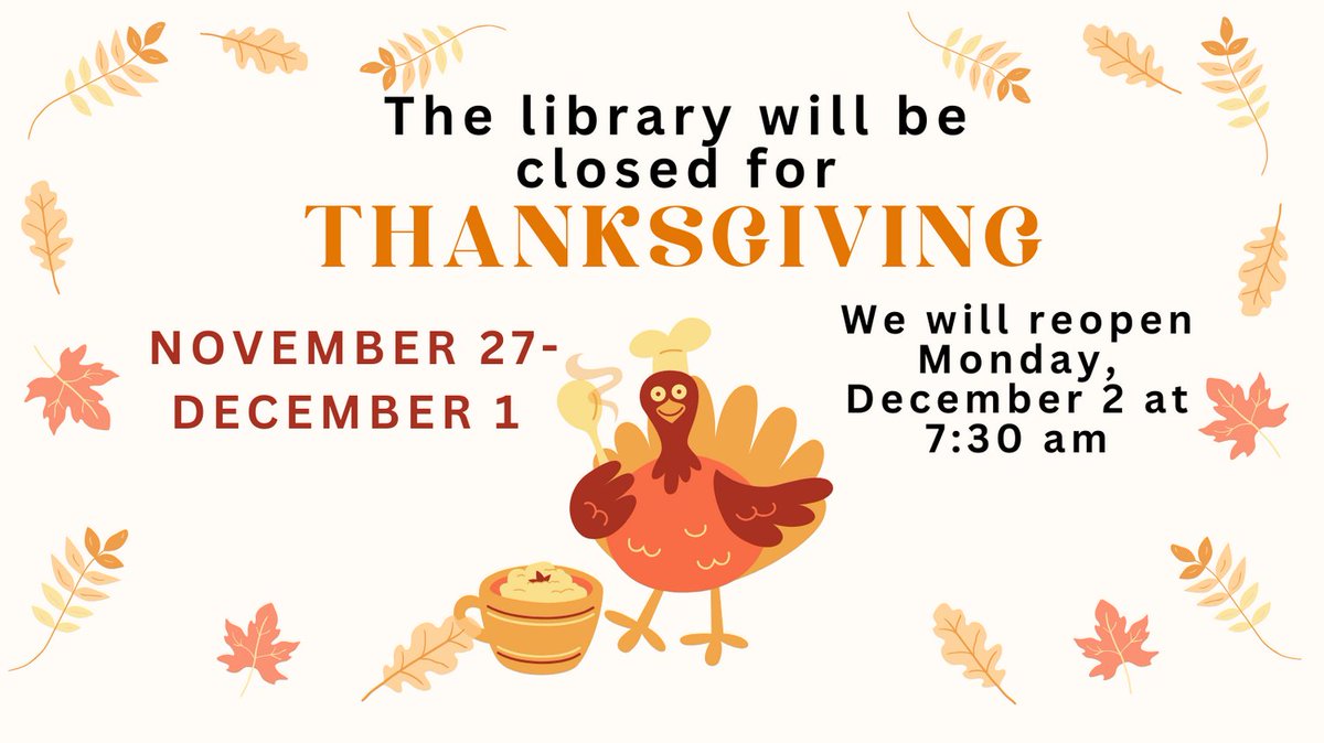 Library resources are available even when we are closed! Blinn.edu/Library Happy Holidays!