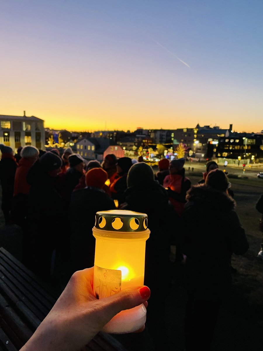Last night I joined the <a href="/UN_Women/">UN Women</a> #Iceland candlelight march, marking the start of #16DaysOfActivism against gender-based violence. Every 10 minutes a woman is killed. 1 in 3 women experience violence in their lifetime. #NoExcuse. #EndGBV. <a href="/FCDOGender/">#RightsFreedomPotential</a>
