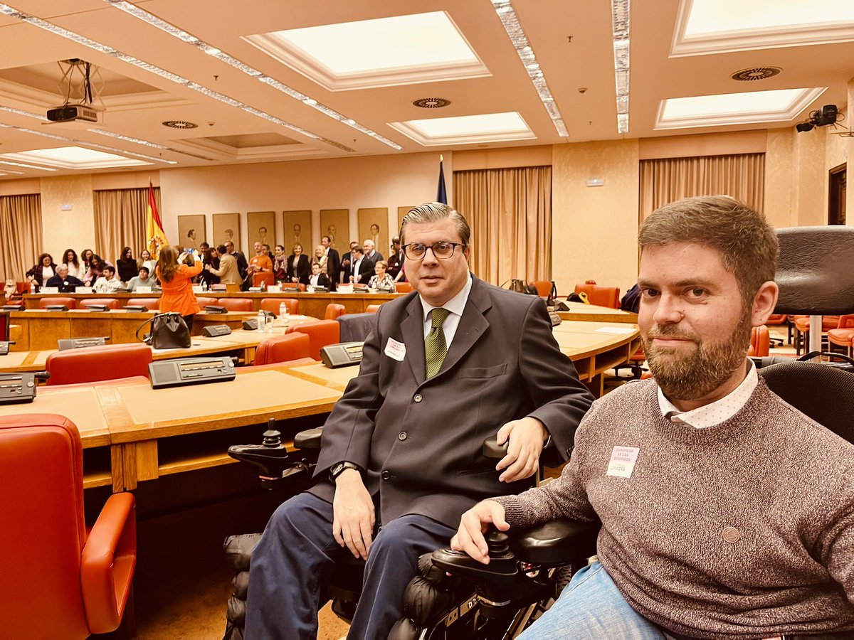 sergio_gpz's tweet photo. Ayer en el Congreso de los Diputados en el Encuentro entre la Comisión de Políticas Integrales para la Discapacidad y los Protagonistas de la Ley 8/21 organizado por la Alianza Apoyo y Autonomía. 

@FAMMA_Co_Madrid y @Fundacion360AP estuvimos presentes en el acto. ¡Seguimos! https://t.co/XEqTGiigcE