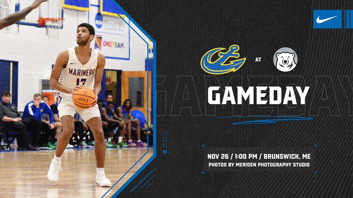 MarinersSports's tweet image. TODAY: @MainemaritimeMB is at Bowdoin
🏟️Morrell Gymnasium 🏀
📺tinyurl.com/n5dvsz5d
📊tinyurl.com/yfhefshk

#d3hoops #NACmbb #mariners