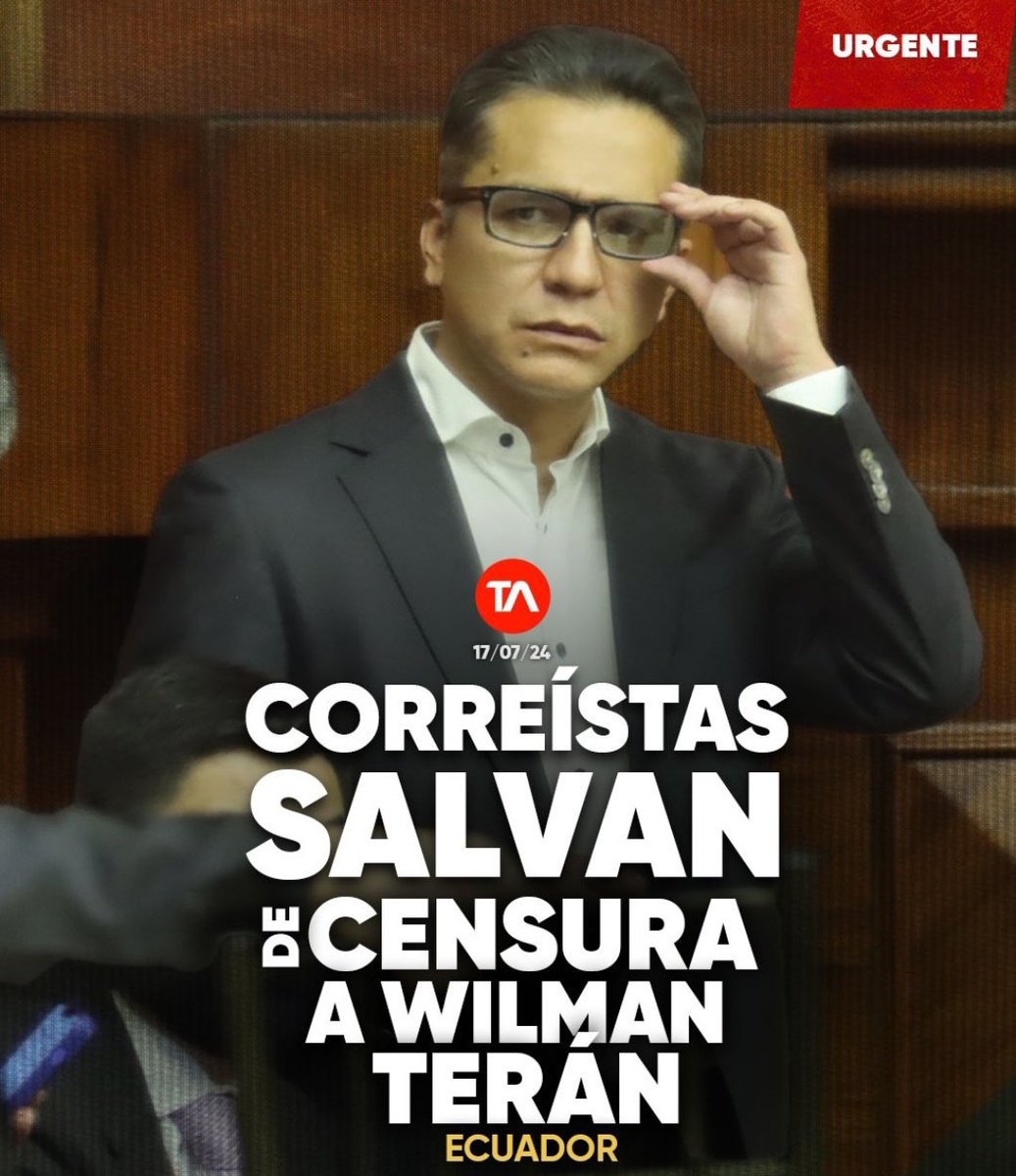 Memoria señores 
Memoria, le falta al ecuatoriano
Siempre el partiducho auspiciado por delincuentes, presente.