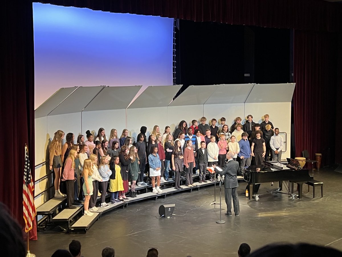 Very proud of our choir students and the amazing job they did at the concerts last week.