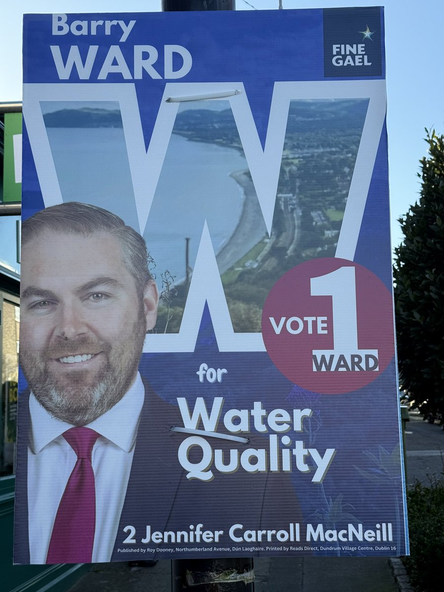Awkward: who’s going to tell Barry that his party is 100% committed to *worse* national water quality via its unconditional support of nitrates derogation?