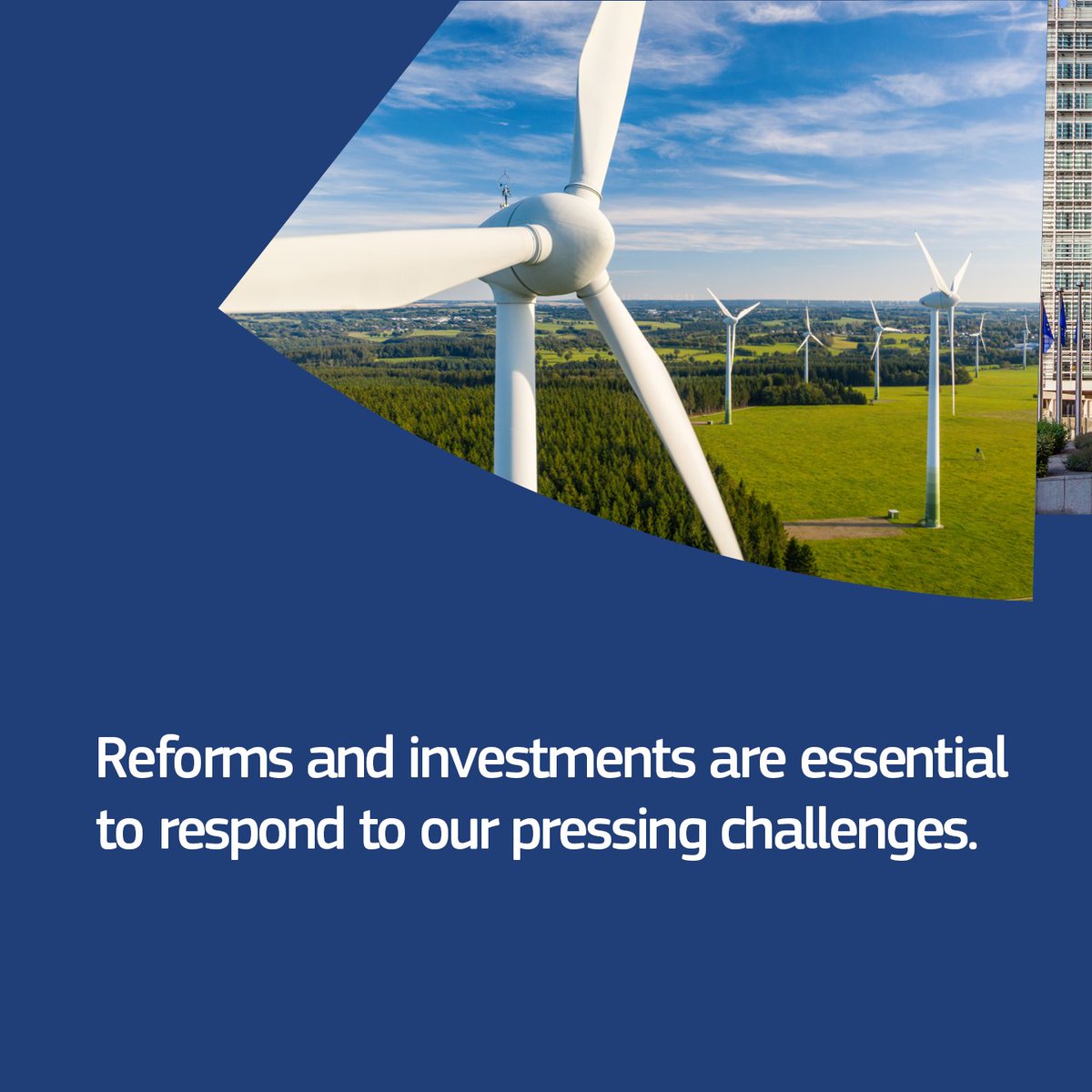 EU_Commission's tweet photo. We are presenting the 2024 #EuropeanSemester Autumn Package for first time under the new economic framework to support EU countries to: 

📂 achieve macroeconomic stability 
📂 strengthen fiscal sustainability 
📂 encourage reforms and investments