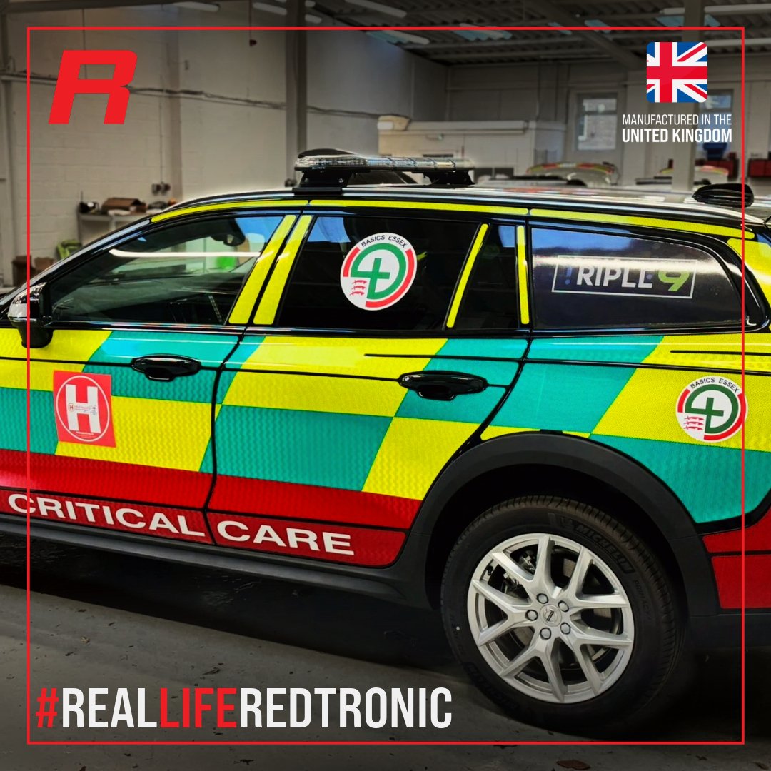 This Pre-hospital Critical Care response vehicle is all set for service with <a href="/BasicsEssex/">BASICS Essex</a> thanks to the excellent conversion work performed by <a href="/t_riple9/">Triple9</a>. It's a perfect #RealLifeRedtronic example and this extra vehicle will now allow Basics to reach more patients even faster.