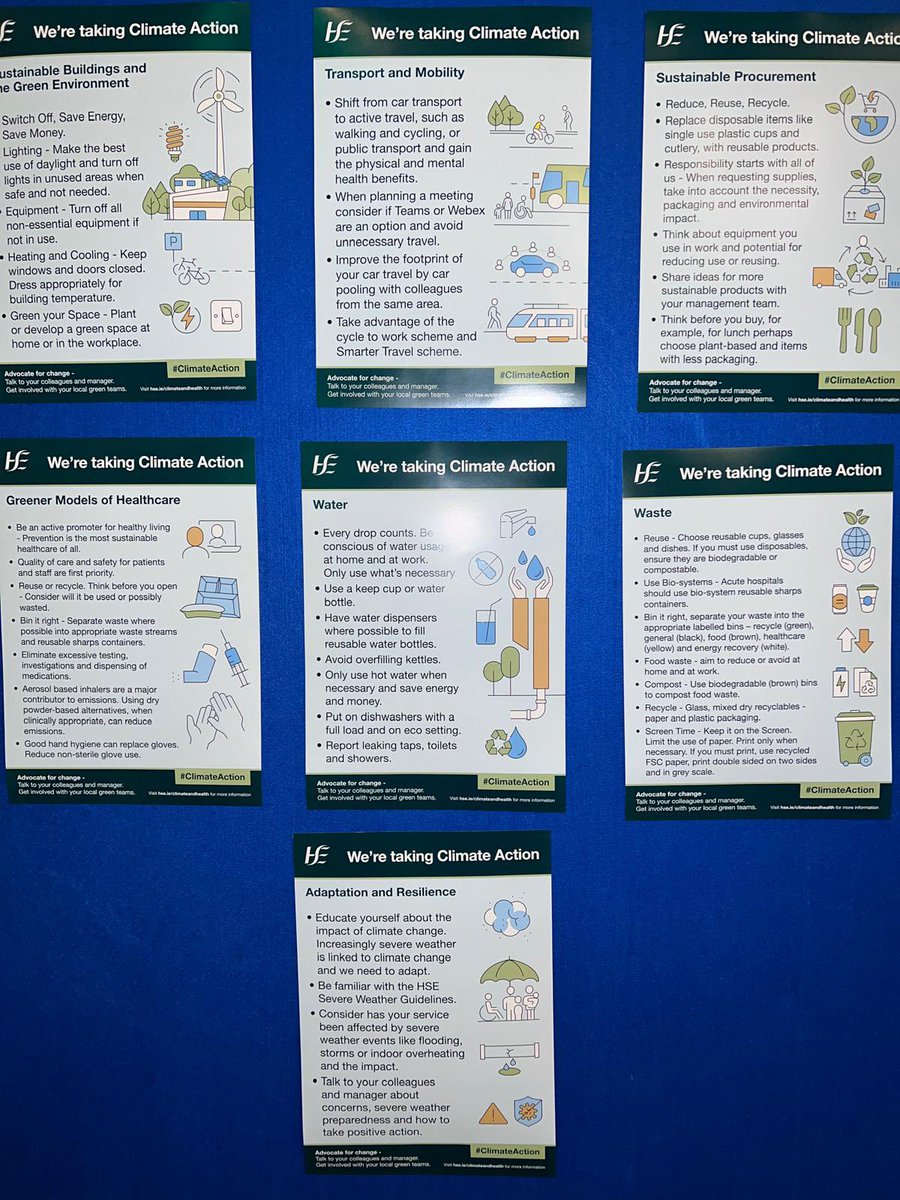RoisinQI's tweet photo. Fantastic day today at the HSE @ClimHealthIre conference on healthcare and climate crisis in RCSI. Thank you to a fabulous team effort @crowley_philip dodged the photo 😊 thank you also to @plantbaseddocIE and Mark @ClimHealthIre https://t.co/B373OP1BLZ
