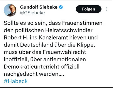 JJ_Xandor's tweet photo. @GSiebeke Achja übrigens, wo du gerade von Diskriminierung von Frauen sprichst: https://t.co/nBoUer1WNj