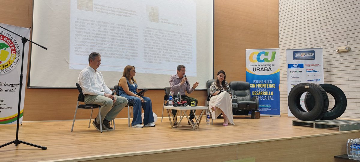 Inicia nuestro primer panel de Desarrollo y crecimiento Económico subregión Urabá Antioqueño.
Grandes oportunidades tiene está región y como gremios queremos que apoyar en el fortalecimiento economico del uraba.

<a href="/PolitecnicoJIC/">Politécnico Colombiano Jaime Isaza Cadavid</a>
<a href="/Fenalcoant/">Fenalco Antioquia</a>
<a href="/ccuraba/">Cámara de Comercio de Urabá</a>
<a href="/utrans_oficial/">UTRANS</a>