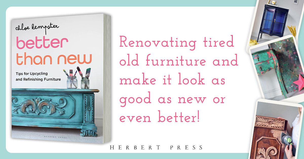 Give old furniture a new lease of life, save money, and help the planet with this beautifully illustrated guide by furniture artist and upcycling expert Chloe Kempster.
geni.us/lp1A