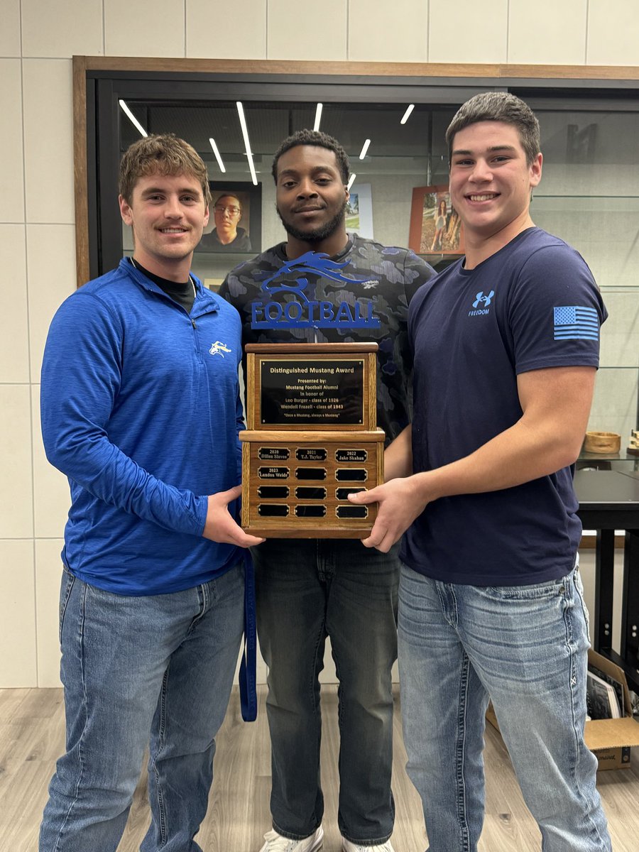 Coach Tre (@dl_coachtre) on Twitter photo Jake Skahan Mustang alumni played Defensive end for me currently playing LB at University Of Saint Mary. Alongside Grady Dougherty class of 25 who also plays Defensive end holding the Distinguished Mustang Award! Jake was selected back in 2022. <a href="/SkahanJake/">Jake Skahan</a> <a href="/Gdotty7744/">Grady Dougherty</a> Jake Skahan Mustang alumni played Defensive end for me currently playing LB at University Of Saint Mary. Alongside Grady Dougherty class of 25 who also plays Defensive end holding the Distinguished Mustang Award! Jake was selected back in 2022. <a href="/SkahanJake/">Jake Skahan</a> <a href="/Gdotty7744/">Grady Dougherty</a>