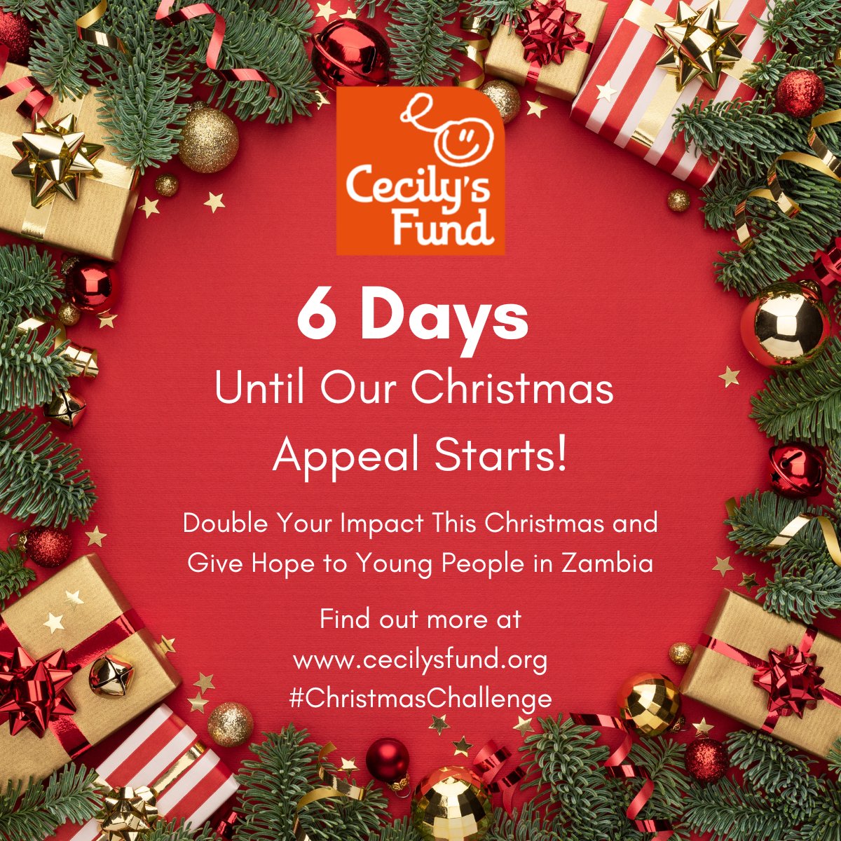 Save the Date: Only 6 days to go until our Christmas Appeal opens!
Double your donation this festive season on December 3rd through our campaign page on the Big Give and help us provide opportunities for young people in Zambia: donate.biggive.org/campaign/a0569…
#ChristmasChallenge