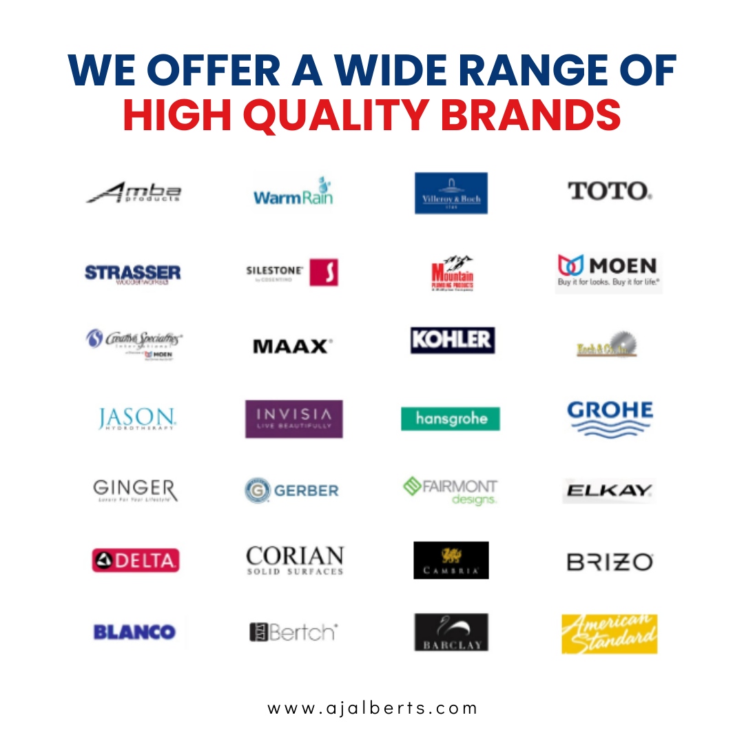 AJAlberts's tweet photo. Quality You Can Trust! At A.J. Alberts Plumbing, we take pride in offering a wide range of high-quality brands to meet all your plumbing needs. From reliable fixtures to advanced systems, our selection includes trusted names like TOTO, Delta, Grohe, Brizo, and Elkay.

💧 Wheth... https://t.co/UZ0wiOnqhp