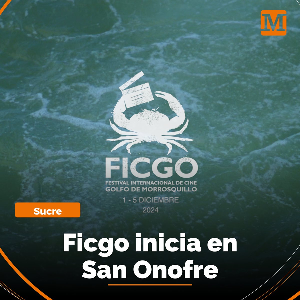 #SanOnofre | Con la proyección de la película colombiana La Suprema será oficialmente inaugurada la cuarta edición del Festival Internacional de Cine del Golfo de Morrosquillo, en el municipio de San Onofre.

elmeridiano.co/ficgo-inicia-e…