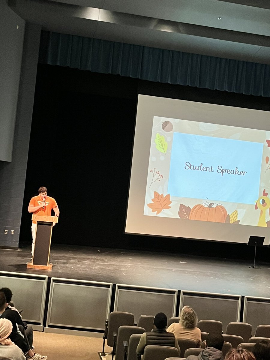 W-L Holiday Assembly time! Generals Nation has much to be thankful for!