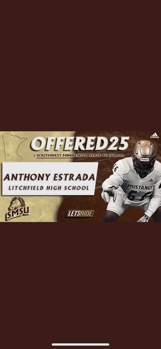 Anthony Estrada (@antiny_9) on Twitter photo After a great phone call, Iām blessed to receive a NSIC offer from <a href="/SMSUfootball/">SMSU Football</a> <a href="/CoachSUnderwood/">Scott Underwood</a> extremely grateful for amazing opportunity! <a href="/CoachSolem2/">Grant Solem</a> <a href="/PrepRedzoneMN/">Prep Redzone Minnesota</a> #AGTG After a great phone call, Iām blessed to receive a NSIC offer from <a href="/SMSUfootball/">SMSU Football</a> <a href="/CoachSUnderwood/">Scott Underwood</a> extremely grateful for amazing opportunity! <a href="/CoachSolem2/">Grant Solem</a> <a href="/PrepRedzoneMN/">Prep Redzone Minnesota</a> #AGTG