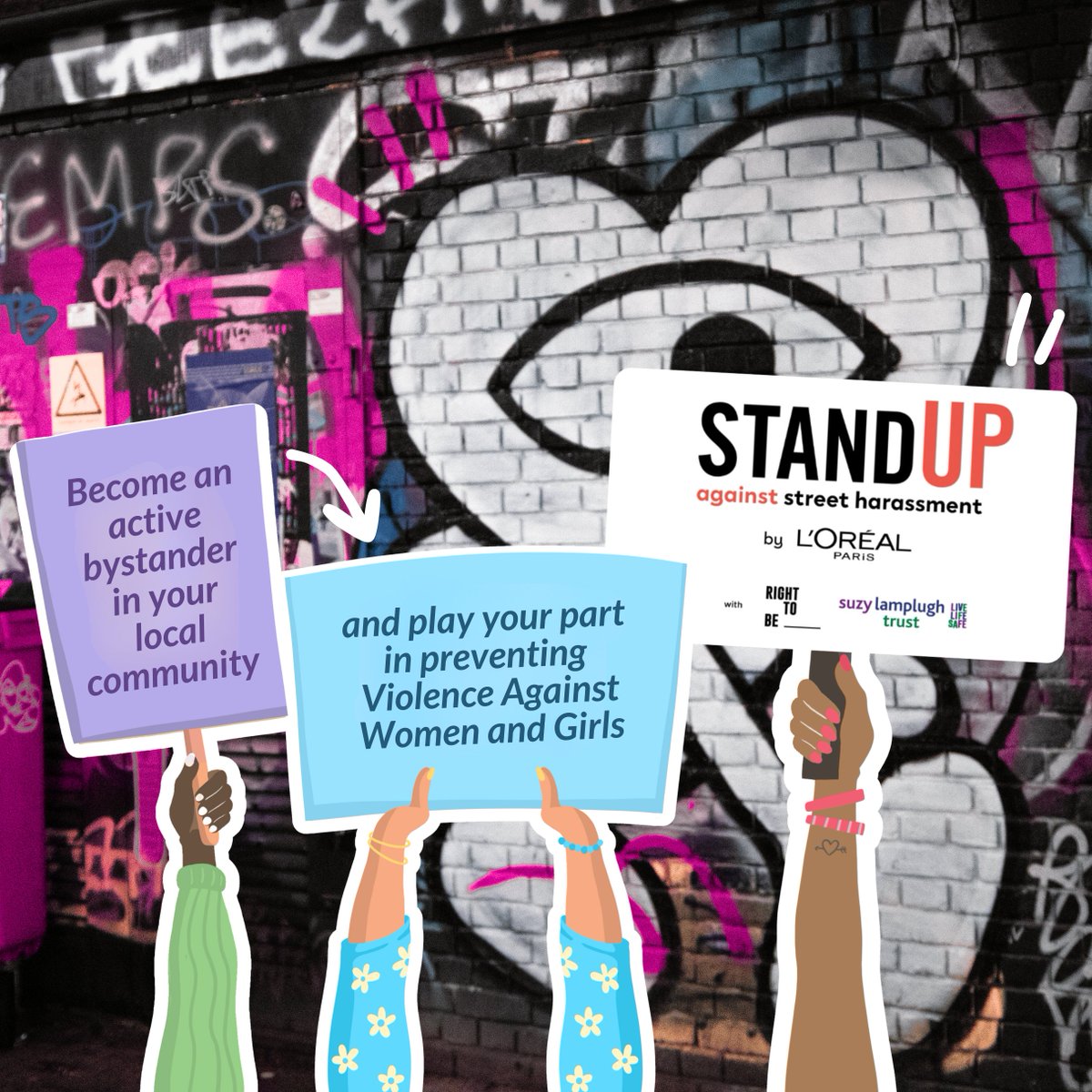 Beyond the Streets (@beyondstreets) on Twitter photo Today, we're sharing this free bystander training facilitated by <a href="/live_life_safe/">Suzy Lamplugh Trust</a> through partner <a href="/lorealparis/">L'OréalParisOfficial</a> as part of an international program by <a href="/righttobeorg/">Right To Be</a>.
This is a free 30-minute action that you can take on the 4th Dec, online!📅
🔗suzylamplugh.org/Event/stand-up…
#16Days Today, we're sharing this free bystander training facilitated by <a href="/live_life_safe/">Suzy Lamplugh Trust</a> through partner <a href="/lorealparis/">L'OréalParisOfficial</a> as part of an international program by <a href="/righttobeorg/">Right To Be</a>.
This is a free 30-minute action that you can take on the 4th Dec, online!📅
🔗suzylamplugh.org/Event/stand-up…
#16Days