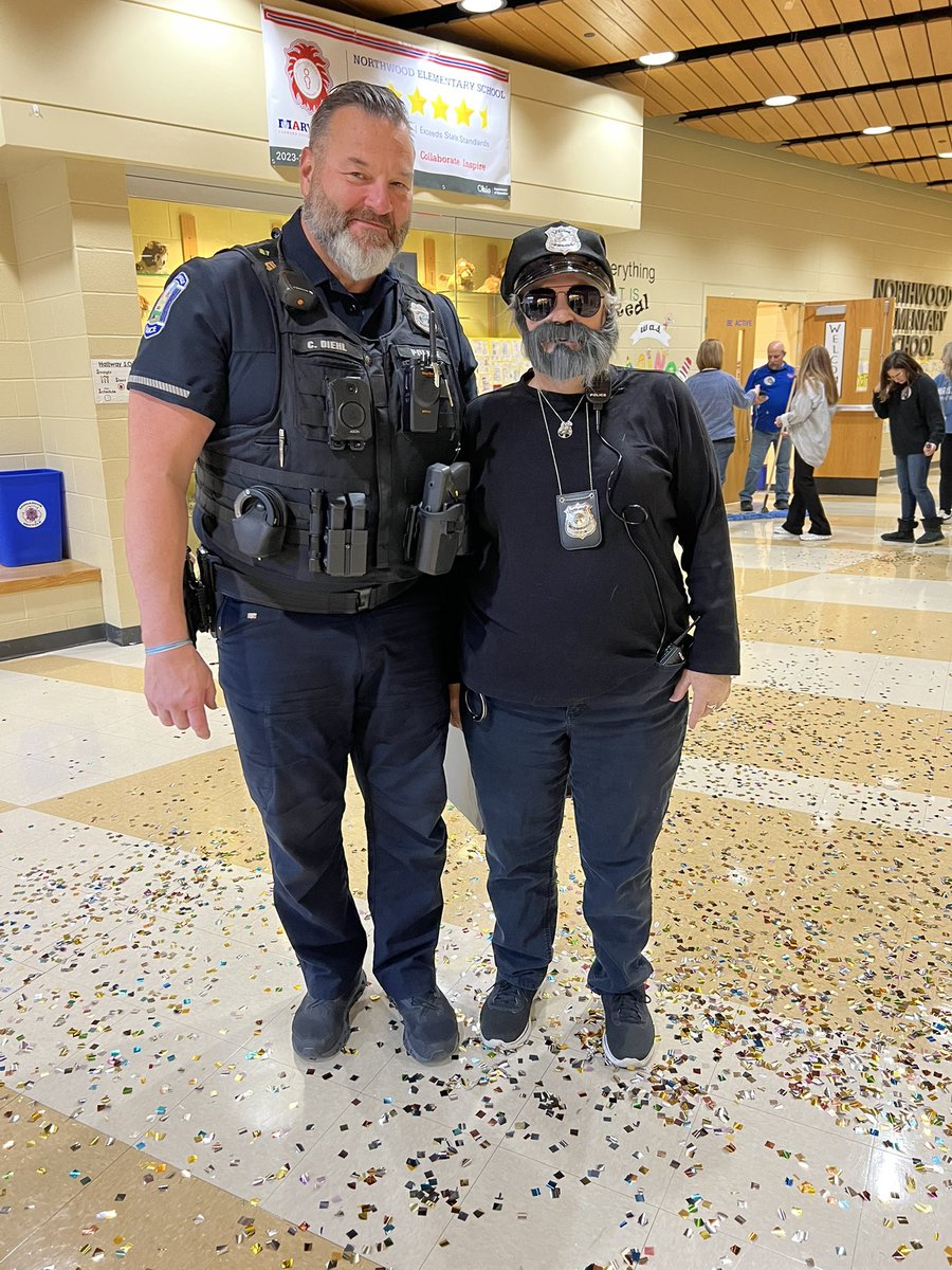 Today we say goodbye to a very special person, Officer Chris Diehl.  He has made a huge impact in the lives of our students and staff.  Thank you for all you have done.