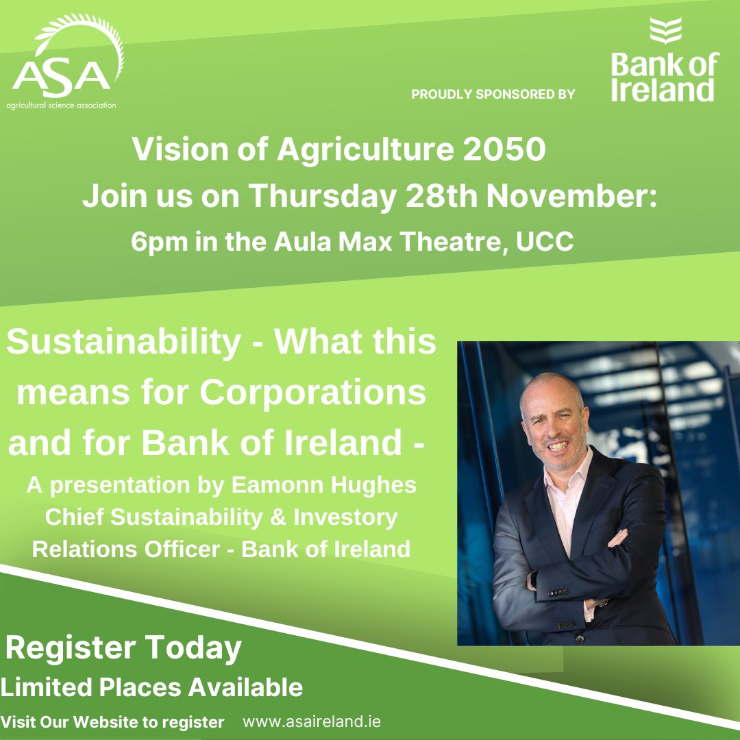 Limited Places Remaining 

Register Today: asaireland.ie/vision-of-agri…