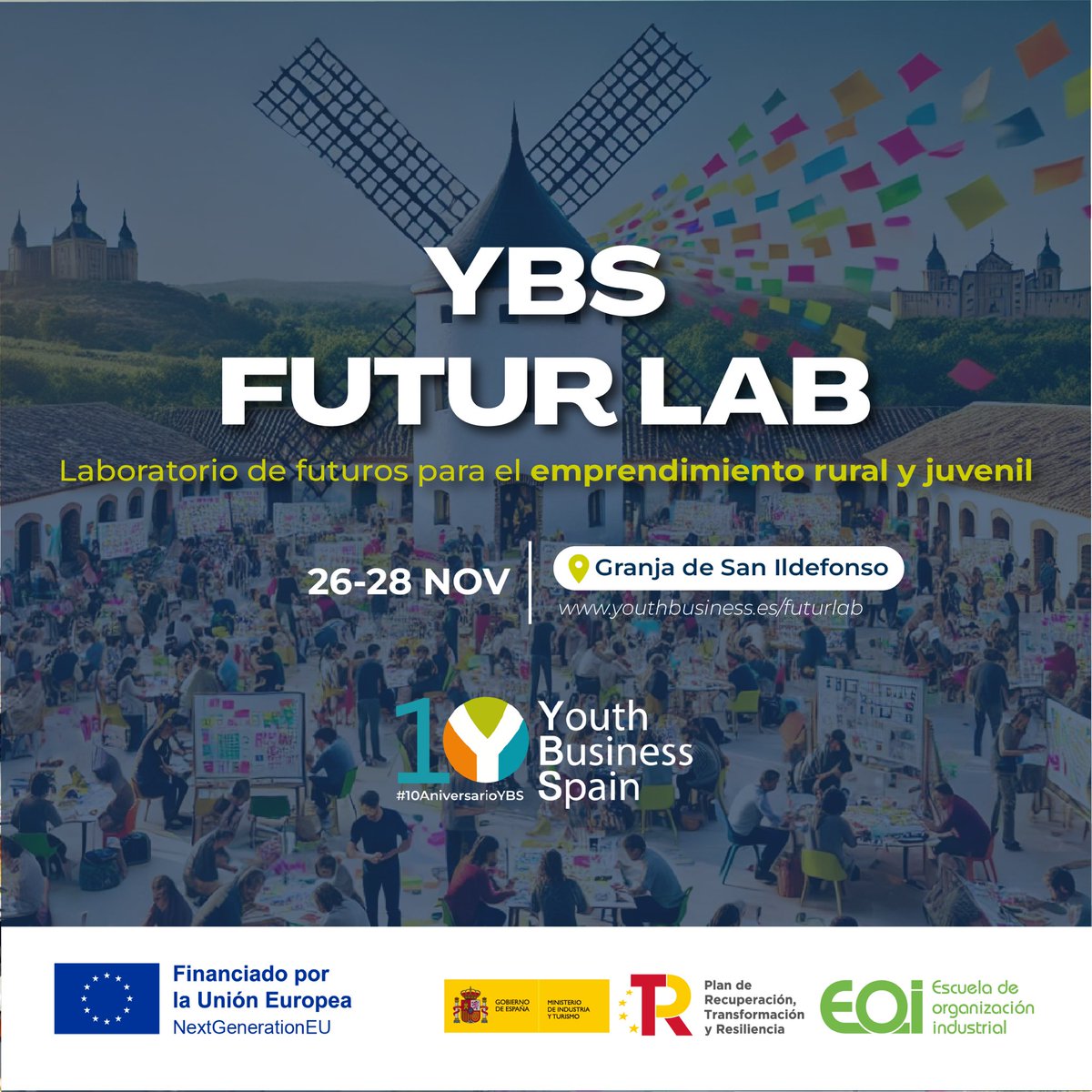 ybspain's tweet image. ¿Te imaginas que pudiéramos conectar con el Ministerio del Futuro y hablar con gente que viene de 2034 para que nos cuenten cómo es España o cómo va el planeta? 👇

Eso es lo que hemos logrado en YBS #FuturLab 🚀

🔗 youthbusiness.es/futur-lab/