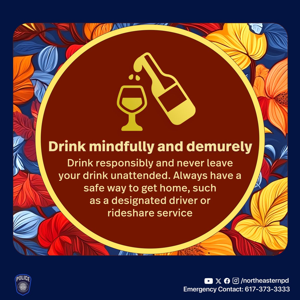 NU Police Department tweet media