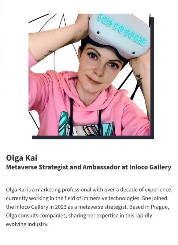 InlocoG21235's tweet image. Inloco at #ImmersiveX! 

📅 Today 9pm Dubai / 6pm CET / 12pm EST

Follow the link for more details  ⤵️

🔗 immersive-x.de/program-2024?p…

#Spatial_Io @Spatial_io @elly_404 @OlgaKai2 #inlocogallery #inloco #streetart #vr #web3 #WEB3Education #Web3Community #virtualreality #meta #vrchat