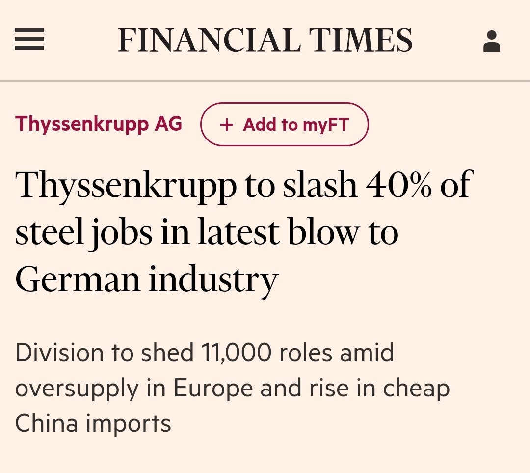 domotor_cs's tweet image. A saddening heritage of some failed policies. Failed policies of the outgoing European Commission & German Government.
European desindustralization is happening. Why do they let this happen?