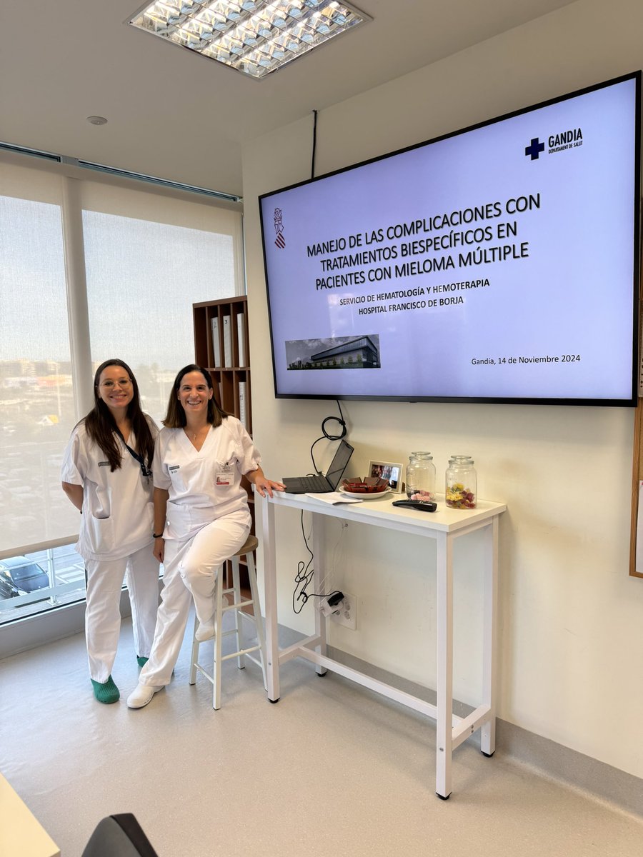 UciGandia's tweet photo. Iniciamos nueva etapa de colaboración con #hematologia poniendo en marcha un programa de tratamiento de #bioespecificos en el #mieloma 
La @UciGandia en colaboración con HEMATO de nuestros pacientes en @GVAhgandia 
Y sin duda los grandes beneficiados los #pacientes https://t.co/7naT8wNFEY