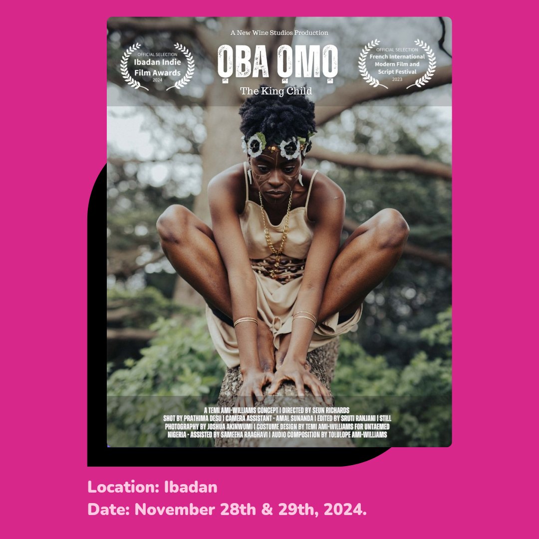 FemmeFilmCo's tweet photo. Femme Film Collective members are showing their movies and it's an amazing lineup. The only place you need to be this week is at the premiere of these movies!

Tell a friend to tell a friend.

#femmefilmcollective #moviepremiere #ibadanindiefilmawards https://t.co/yMAJuLNvje